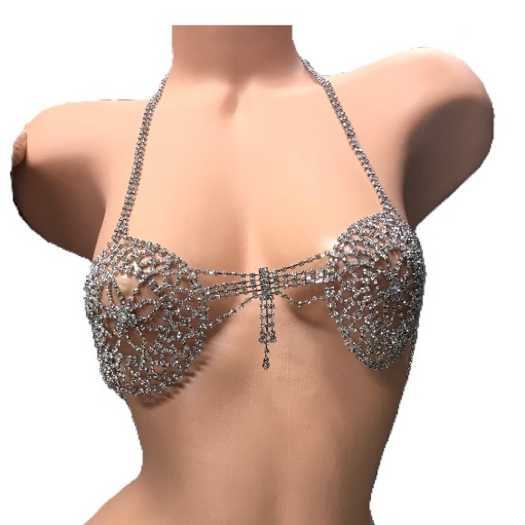 rhinestone bralette